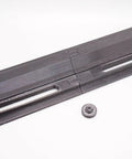 Black Zero Clearance Throat Plate Insert for Evolution Rage 5S R255PTS Table Saw with easy drop-in install and captive screw.