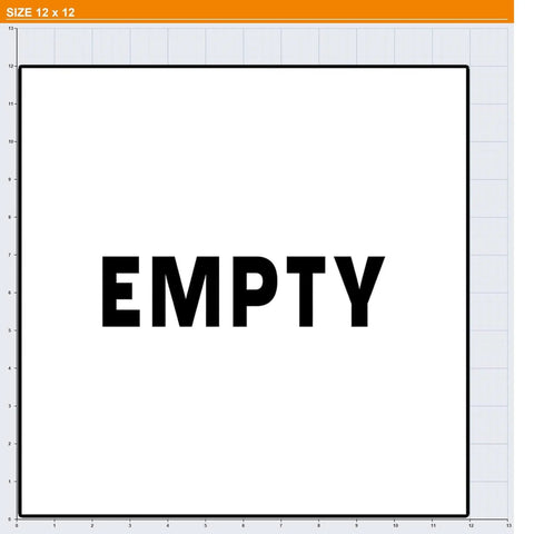 Empty Label Sticker For Warehouse Status And Inventory Marking, Storage Bin Identification, And Equipment Safety Label, 12x12 size