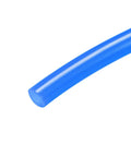 Close-up of Blue PU Air Hose Tube for Compressors 4mm ID by 6mm OD 10 Meter Length, flexible and durable polyurethane tubing
