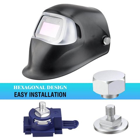 Heavy Duty Aluminum Welding Hood Fasteners Set For Pipeliner Helmets Headgear Replacement Screws Hex Hardware 6061 T6 Aluminum