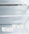 Heavy Duty Foldable Freezer Hinge Replacement Kit For Commercial And Home Freezers Four Piece White Plastic Hinge Set With Easy Install And RV Refrigerator Door Compatibility Smooth Operation And Quick Fix, white freezer hinges installed
