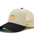 Unisex Trucker Hat For Proud Mom Of A 2026 Graduate With Adjustable Strap Back And Washed Cotton Look, front side view.