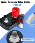 Water Softener Valve Motor Assembly Replacement Kit With Gear Housing And Wiring For Smooth Valve Drive And Precise Regeneration