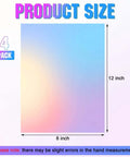 Kathfly acrylic AB sheet, iridescent rainbow translucent, 8 x 12 in, 4-pack, 1 mm thick, laser-cutting panel