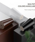 Black Wooden Tapered Furniture Legs With Screw Fittings, 4 Piece Set in black, brown, and white on different surfaces