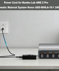 2 Pro Switching Adapter 24V Power Adapter For Bambu Lab AMS 2 Pro Automatic Material System, Plug And Play Compatible With ADS-96HLA-19-1 24096E, Safe 24V Cord Charger For Reliable Filament Feeding And Quick Swaps, black adapter with cable