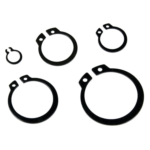 External Snap Ring Assortment Kit 300 Pieces With 18 Popular Sizes Re Sealable Storage Case Your Go To Garage Essential For Quick Fixes