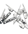 12 Pcs Silver Metal Sliding Window Rollers With Axles Single Roller Pulley For Doors Windows Cabinets And Drawers Push Pull Sliding Hardware