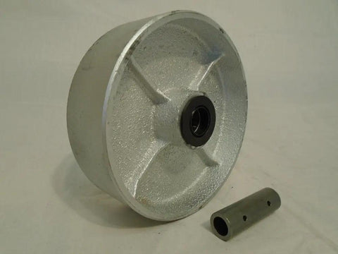 Straight Up Heavy Duty 6 Inch Kingpinless Casters With Top Lock Brake And Semi Steel Wheels Two Swivel Two Rigid Set with a wheel and axle.