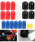 Ultimate 20 Piece Carburetor Vacuum Rubber Cover Kit Intake Tube Caps Set For Chevy Olds Engine Hose Line With 5 Sizes Of Durable PVC Rubber Fits All Your Needs And Keeps Performance Rock Solid. 20 PVC vacuum caps in assorted colors