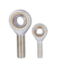 Rock Solid Rod End Bearings 2 Pack With M3x05mm Male Female Threads Pro Grade SI3P K Design right and left hand spec bearings, steel, compact design.