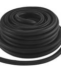 Coiled 50 Foot Three Eighths Inch Pneumatic Air Hose For Home Shop And Garage, black flexible signal hose for air compressors