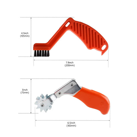 Polishing Pad Conditioning Brush And Spur Tool Set For Buffing Pads, Wool Buffing Pad Cleaner And Foam Pad Brush, Car Buffing Pad Cleaning Tool For Woolen Pads, Pro Grade Polishing Maintenance Kit