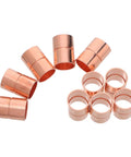 Sick 12 7 Mm Copper Pipe Couplings With Groove Stop For Seamless Welding And Air Conditioning HVAC Water Systems That Hold Pressure Like A Boss.