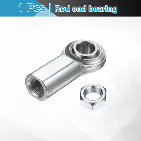 CF10 Rod End Bearing Five Eighths Inch Bore Right Hand 5/8-18 UNF Female Thread Jam Nut on zinc steel housing