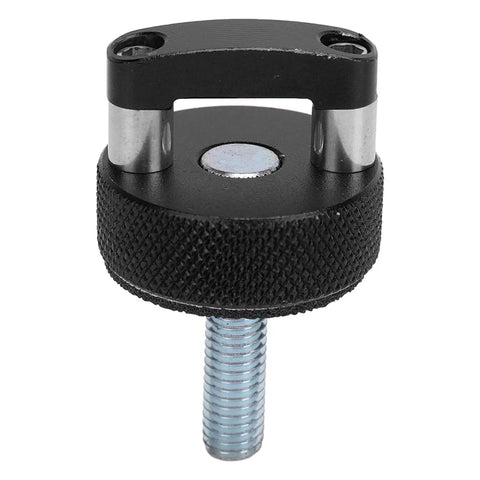 Premium Grade No Sweat Quick Swap Thumb Screws For Bronco Hardtop With Built In D Rings M8 1 25 Thread Set Of 8 Heavy Duty Black Bolts smooth close-up view