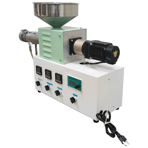 Smooth Operator Single Screw Extruder Machine For 3D Printer Filament Making With Precision Temperature Control And Pulse Driver Supporting PLA And ABS No Fuss Workstation