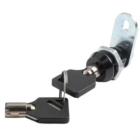 Tubular Cam Lock 17mm Zinc Alloy For Cabinets Drawers Mailboxes Toolboxes And Lockers With 2 Keys Included 90 Degree Turn Reversible Cam