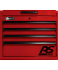 Pro 27 Inch Four Drawer Top Chest With Electrical Outlet Red Finish For Garage And Workshop Shop Grade Tool Storage