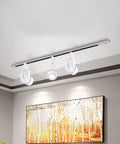 12 Pack Dope 10W LED Track Lighting Heads Adjustable Halo Type Fixtures For Accent Artwork And Retail Displays 4000K Cool White 120V 24 Degree Beam Angle White installed on ceiling