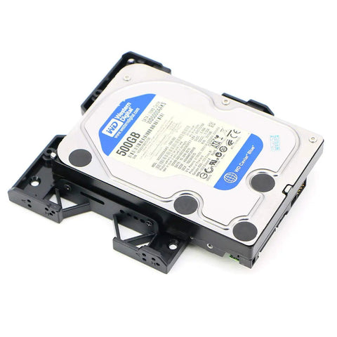 Badass 5.25 Inch Bay To 2.5 And 3.5 Internal Sata Hdd Solid State Drive Mounting Bracket Adapter For Pc Case Storage No Sweat Install Kit Upgrade