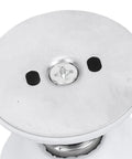 Close-up of Heavy Duty RV Magnetic Door Stopper for Camper and Trailer, featuring strong magnet and metal design.