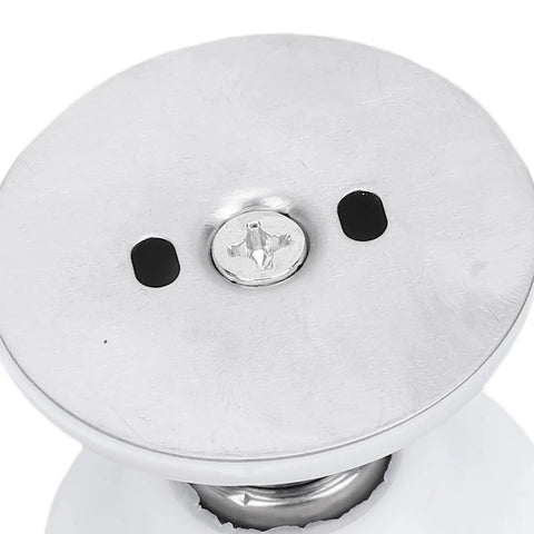 Close-up of Ultimate Magnetic Door Stopper For Rvs Campers And Travel Trailers with secure metal base and strong magnet.