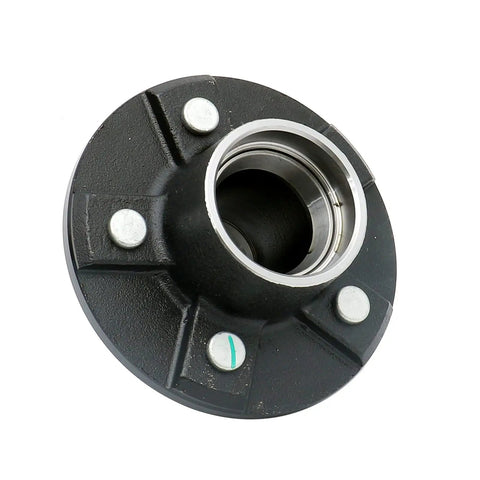 Close-up of Trailer Hub Spindle Kit Five Bolt On Four And A Half Inch Bolt Circle For Three Thousand Five Hundred Pound Axles