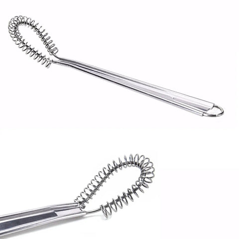 Stainless Steel Mini Egg Whisk And Handheld Milk Frother Foamer For Creamy Coffee Barista Grade Milk Frother Egg Beater Small Kitchen Mixer.