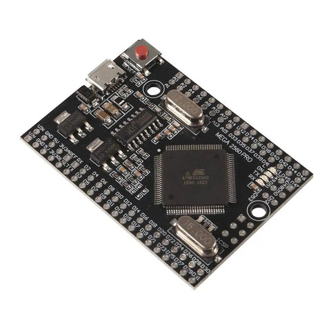 Mega 2560 Pro Embedded Board With CH340G USB UART Converter And ATmega2560-16AU Chip, compact 38x55mm with pin headers