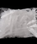 300 Pack Mini Cosmetic Spatulas 3.2 By 0.6 Inches Disposable Plastic Spatulas Clear For Facial Creams And Skin Care, bag view