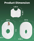 2 Pack Foam And Felt Filter Replacement Kit For Rocket Ultra Light Vacuum HV300 HV300W HV301 HV302 HV305 HV310 UV450 dimensions