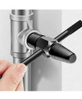 Dual Head Screw Extractor Kit For One Half And Three Quarter Inch Damaged Screws And Bolts, DIY Friendly Remover For Pipes and rusted fasteners.
