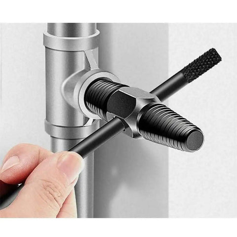 Dual Head Screw Extractor Kit For One Half And Three Quarter Inch Damaged Screws And Bolts, DIY Friendly Remover For Pipes and rusted fasteners.