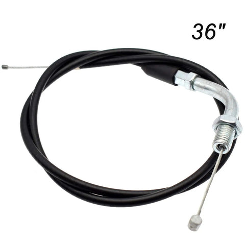 Twist Throttle With 36 Inch Cable And Kill Switch For Seven Eighths Inch Handlebar 22mm Fit 49cc 66cc 80cc Motorized Bicycles Pocket Bikes Mini Bikes Scooters Ride Ready