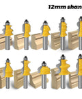 12mm Shank Architectural Molding Router Bit Casing Base Cutter For Precision Handrail Furniture Trim Work On Hardwood MDF And Plywood Woodworking