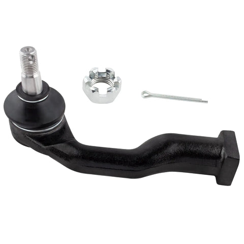 9 Piece Front Suspension Repair Kit For Kia Sportage 1995 2002 Beefed Up Sway Bar End Links Inner Outer Tie Rod Ends Lower Ball Joints Idler Arm Replacement Includes K90361 K9889 K9888 ES3484 ES3485 ES3486 ES3487, black tie rod end with castle nut and cotter pin