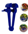 Heavy Duty 4.72 Inch Hand Clamp Vise For Woodworking And Metalworking Portable Steel With Fastening Knob And Slip Resistant Grip For Pro Grade Hold And Ideal For Home Shop Use With Precise Project Finishes, blue