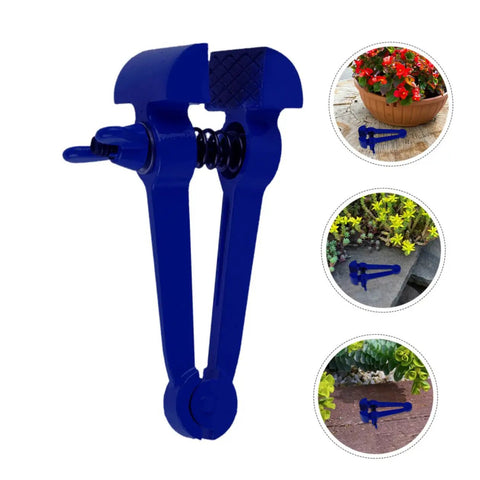 Heavy Duty 4.72 Inch Hand Clamp Vise For Woodworking And Metalworking Portable Steel With Fastening Knob And Slip Resistant Grip For Pro Grade Hold And Ideal For Home Shop Use With Precise Project Finishes, blue