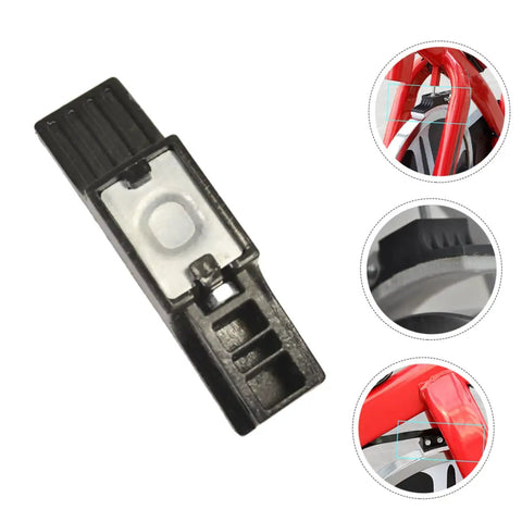 Four Pack Felt Brake Pads For Exercise Bikes Heavy Duty Quiet Braking Blocks close-up showing ABS and felt materials