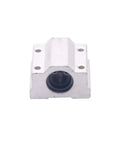 4 Pack Linear Bearings SCS12UU SCS16UU 12 16mm Length For CNC Parts And 3D Printer Components, front view aluminum housing linear bearing