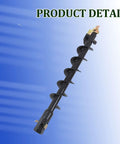 Heavy Duty 48 Inch By 6 Inch Earth Auger Post Hole Digger With 2 Inch Hex Drive And Interchangeable Edges shown in detail
