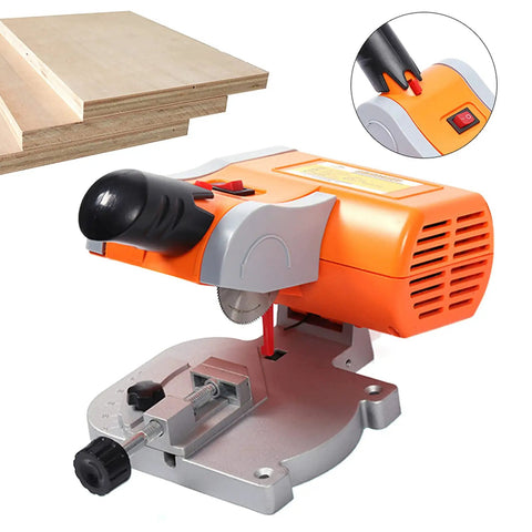 Mini Desktop 0 To 45 Degrees Multi Angle Portable Cutter for arts and crafts in orange, with adjustable angles and compact size.