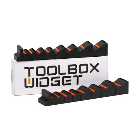 Basics Wrench Organizer Kit With 16 Rubber Holders For Tool Drawer, Modular Toolbox Organizer System, One Pack, on a white background