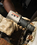 Heavy Duty 1 Inch Pistol Grip Aluminum Impact Wrench Dropping Badass 1500 Ft Lbs Torque being used on a truck tire.