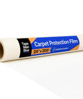 Carpet Protection Film 24 Inch By 200 Foot Roll With Self Adhesive Easy Unwind Clean Removal Shields Your Carpet Visible