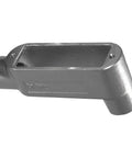 Heavy Duty 1-1/2 Inch LB Style Conduit Body Elbow Fitting builds a straight line for electrical raceway system.