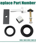 18195 CV Axle Bearing Puller Seal Kit Fits Toyota 4runner Tacoma And FJ Cruiser 2003 To 2018 For 8 Inch Clamshell Setups Seal Sizes 90311 47013 DIY Fix Your Ride Fast Save Cash And Kick The Dealership Fees And Keep Your Money Saved At Home, replacement part numbers and seals