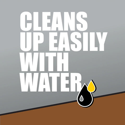 Image showing text 'Cleans up easily with water' promoting usage of Pro-Level Genuine Hide Glue For Woodworking And Furniture Restoration.