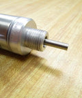 M46 17-1 Pneumatic Cylinder 11/32 Inch Bore With 1/4 Inch Pin Body Length 1 Inch Industrial Grade Air Actuator For Tight Spaces Perfect For Automation DIY Projects Pro Grade Reliability And Easy Install, threaded end view